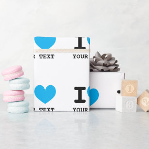Cadeau Rouleaux de papier d'emballage personnalisables Bl