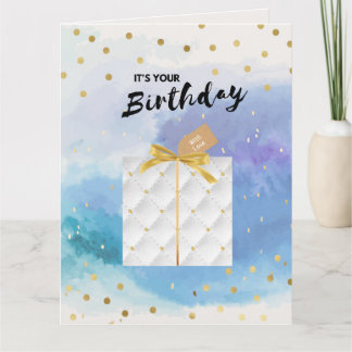 Cadeau royal | Carte d'anniversaire
