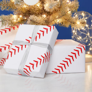 Cadeau Seams Baseball Stitches Baseball Party Papier cade