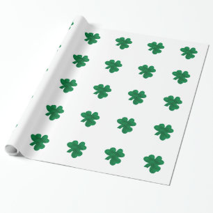 Cadeau Shamrocks - papier d'emballage