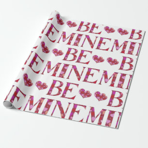Cadeau Soyez le papier d'emballage de la Saint-Valentin
