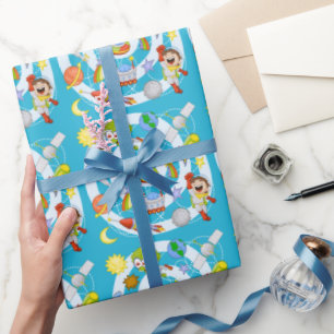 Cadeau Spaceman vs. Alien Papier à enveloppement brillant