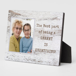 Cadeau spécial ! Plaque photo Grammy avec Easel
