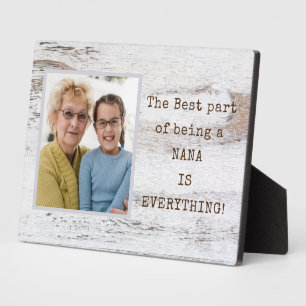 Cadeau spécial ! Plaque photo NANA avec Easel