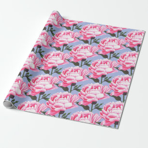 Cadeau Stylo Motif Peony papier à envelopper