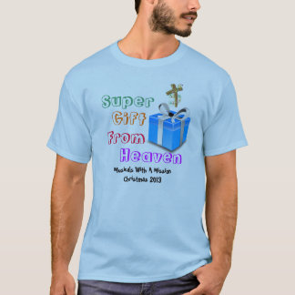 Cadeau superbe de T-shirt d'adulte de ciel