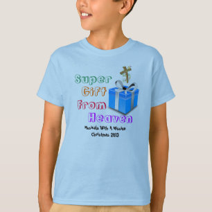 Cadeau superbe de T-shirt de la jeunesse de ciel