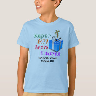 Cadeau superbe de T-shirt de la jeunesse de ciel