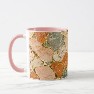 Cadeau Tasse à Café Matin Terrazzo Kintsugi Or