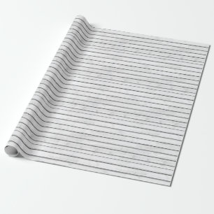 Cadeau TêtesBoisBlanc   Envelopper le papier sans soudure