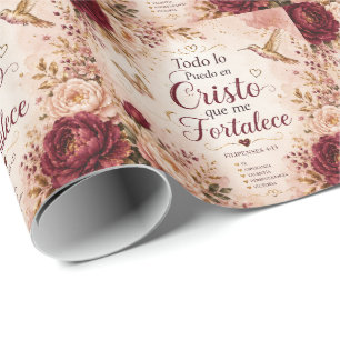 Cadeau Tout je peux en Christ qui me fortifie papier