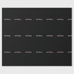 Cadeau Trenton, New Jersey Papier d'enveloppement