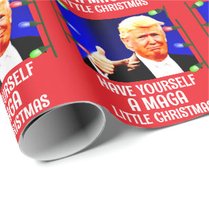 Cadeau TRUMP A UN MAGA PETIT Papier D'ENVELOPPEMENT DE NO