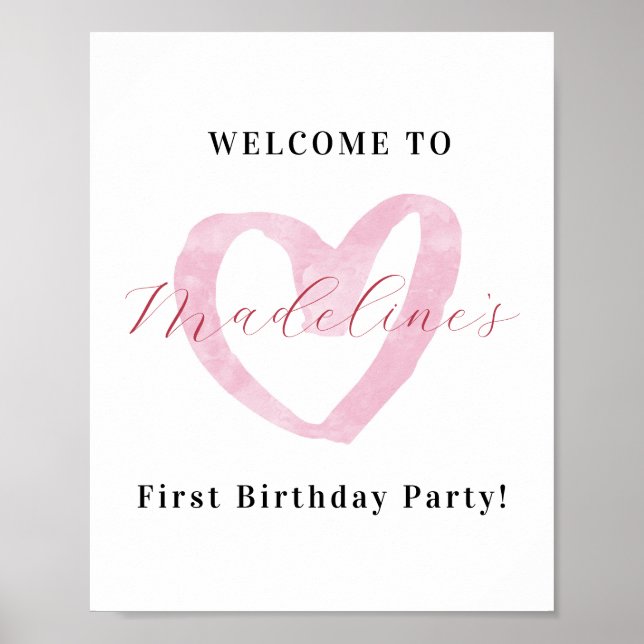 Cadeau Valentines Poster d'Affiche de bienvenue d' (Devant)