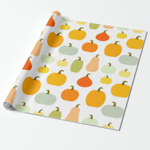 Cadeau Variétés citrouilles Papier motif