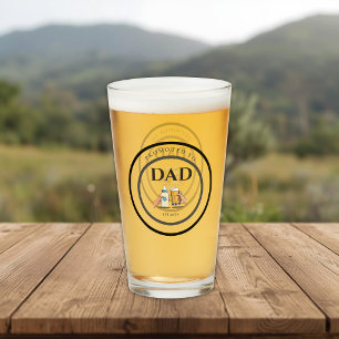 Cadeau Verre à Bière Nommé Papa Année 2026
