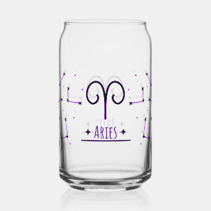 Cadeau Verre Canette Bélier pour Signe du Zodiaque