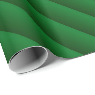 Cadeau vert, unique, papier d'enveloppement brillant, col