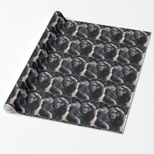 Cadeau Vieux papier d'emballage personnalisé Chimpanzé