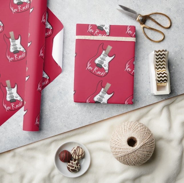 Cadeau Vous Rock Valentine's Day Wrapping Papier (Artisanat)