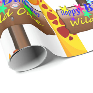 Cadeau Wild One Happy Birthday Wrapping Papier