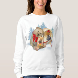 CADEAUX À POIL ours en peluche et sweatshirt de ch