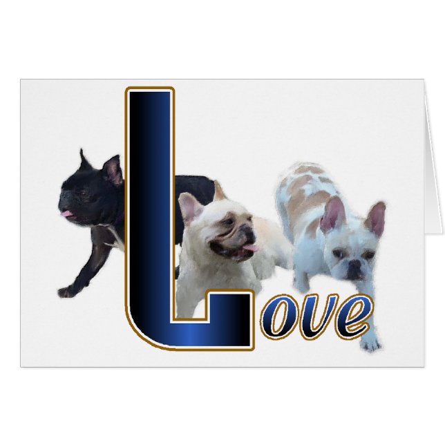 Cadeaux Bulldog français (Devant horizontal)