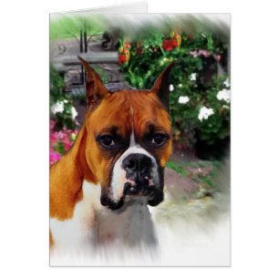 Cadeaux d'art de chien de boxer