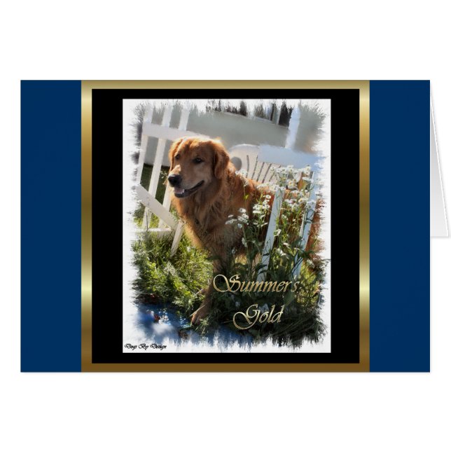 Cadeaux d'art Golden Retriever (Devant horizontal)