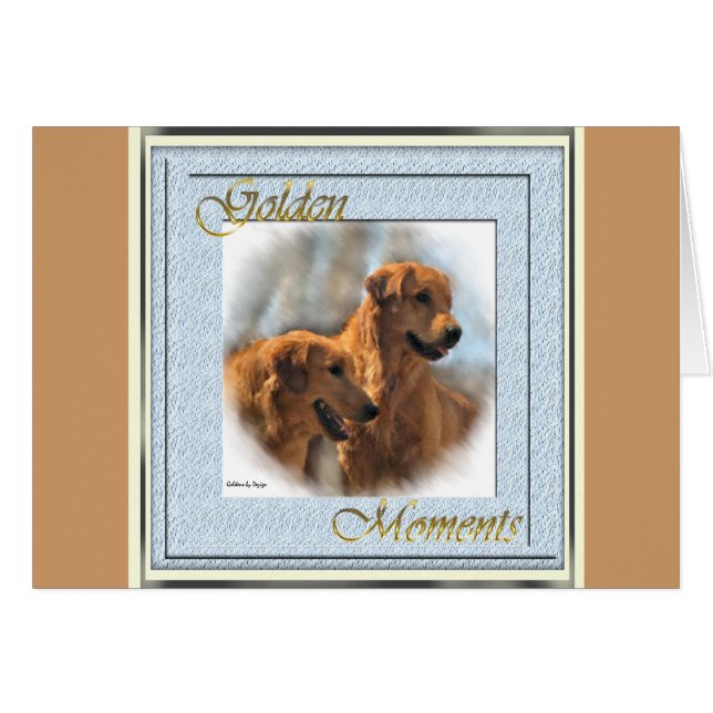 Cadeaux d'art Golden Retriever (Devant horizontal)