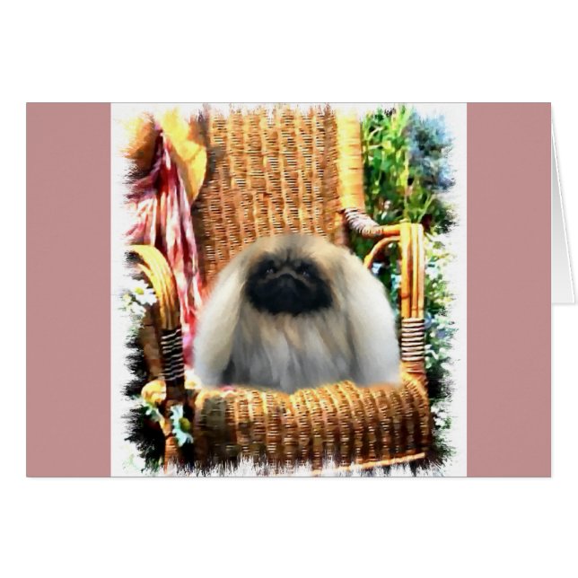 Cadeaux d'art Pekingese (Devant horizontal)