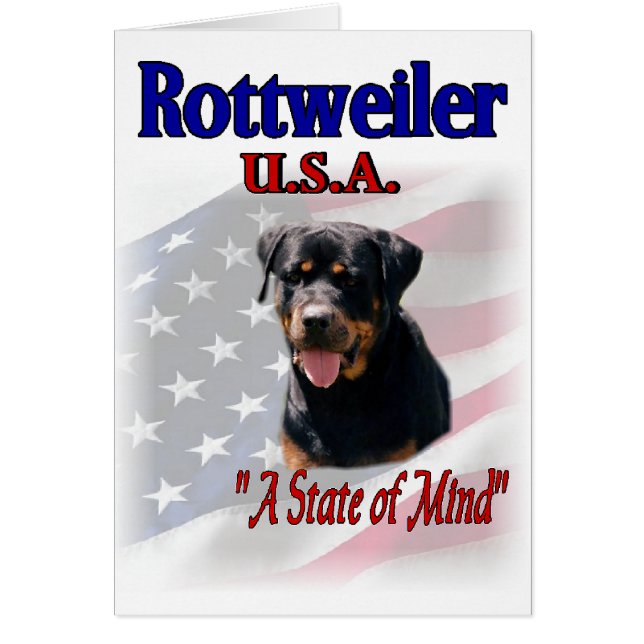 Cadeaux d'art Rottweiler (Devant)