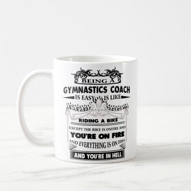 Cadeaux de café de tasse d'entraîneur de (Gauche)