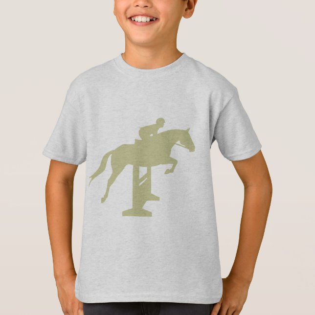 Cadeaux de cheval et de cavalier de pullover de (Devant)