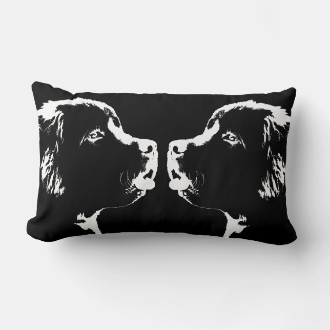 Cadeaux de chiot de Newfoundlander de coussin de (Recto)