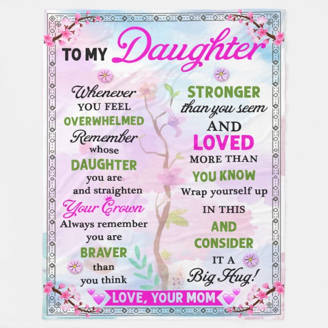 Cadeaux de couverture pour filles de mamans (Devant)