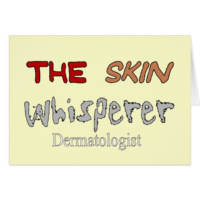 Cadeaux de dermatologue le Whisperer de peau (Devant horizontal)