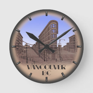Cadeaux de l'horloge Vancouver Gastown Horloge mur