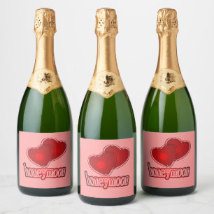 Cadeaux de lune de miel Étiquette de vin
