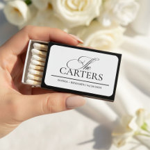 Cadeaux de mariage élégants et minimalistes modern