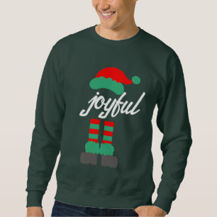 Cadeaux de Noël   Joyful Père Noël Sweatshirt Swea