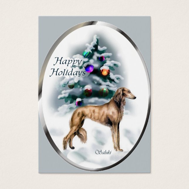 Cadeaux de Noël Saluki (Devant)