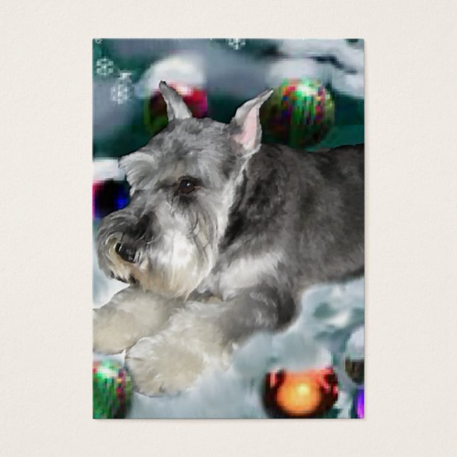 Cadeaux de Noël Schnauzer Miniature (Devant)
