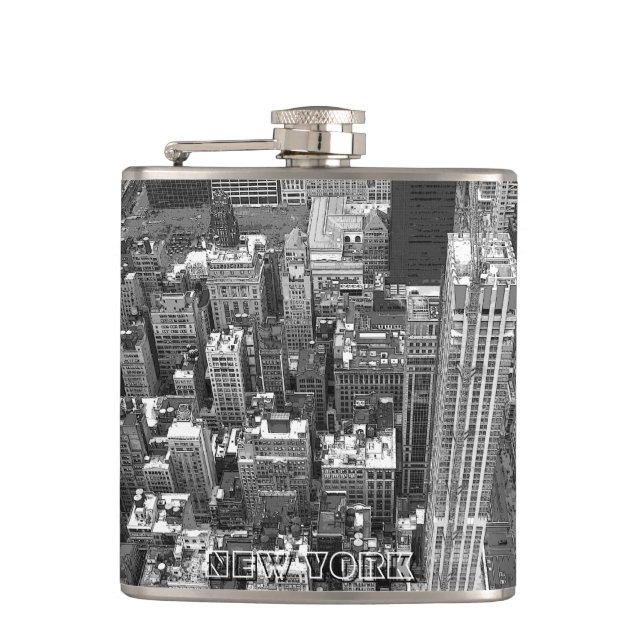 Cadeaux de paysage urbain du flacon NYC de (Devant)