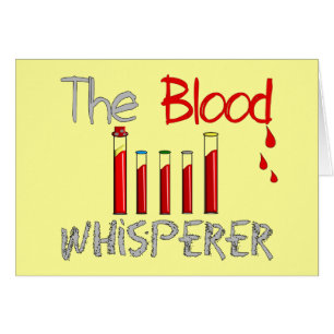 Cadeaux de Phlebotomist "le Whisperer de sang "