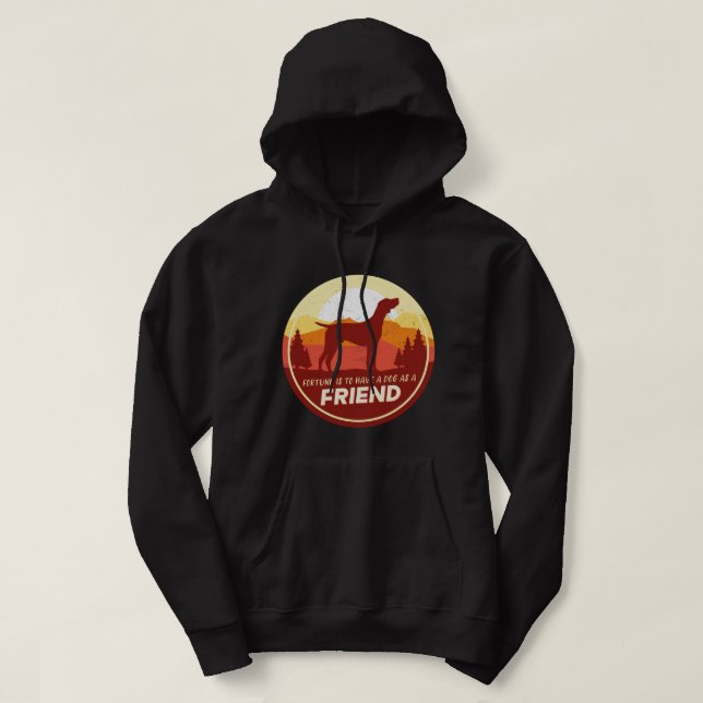 Cadeaux De Pointeur Allemand Brun Sweat - shirt à  (Design devant)