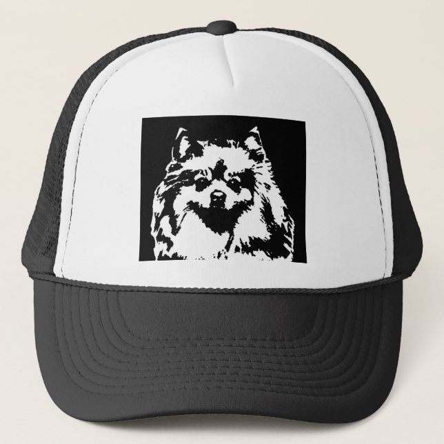 Cadeaux de Pomeranian - casquette (Devant)