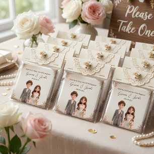 Cadeaux de remerciement de mariage Magnet Couple I