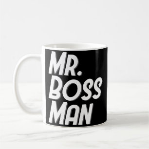 Cadeaux de tasse de café de M. Boss Man Funny Male