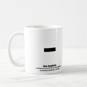 Cadeaux de tasse de grammaire de ponctuation pour